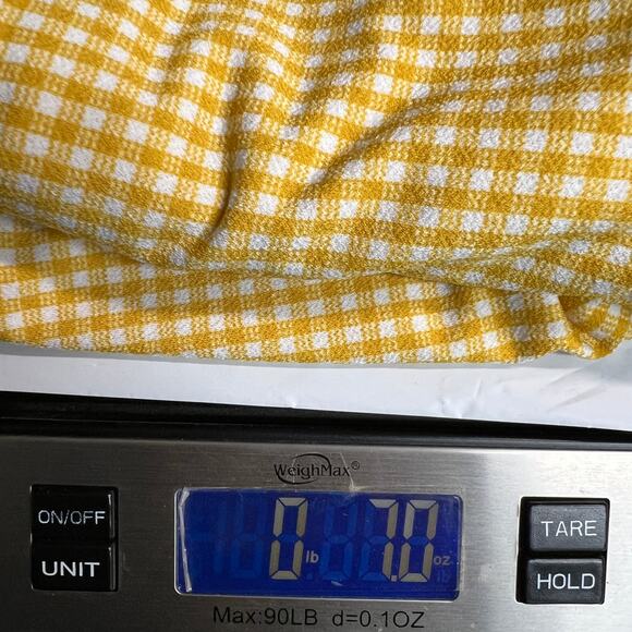 Adrianna Papell Gingham Print Womens Top XL Flowy Beachy Chic Feminine Relaxed - Picture 12 of 12